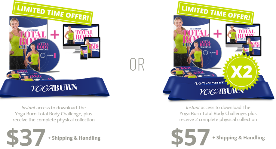 Yoga Burn Total Body Challenge Buying Option