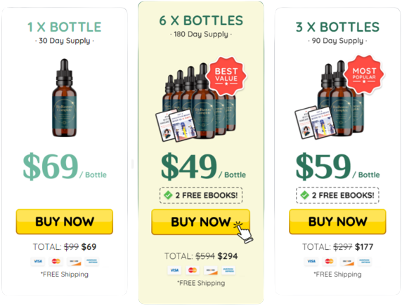Choose The Package of BioRestore Complete Serum Bottles