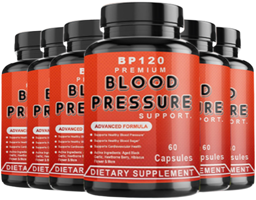 6 Bottles of BP120 premium blood pressure support formula